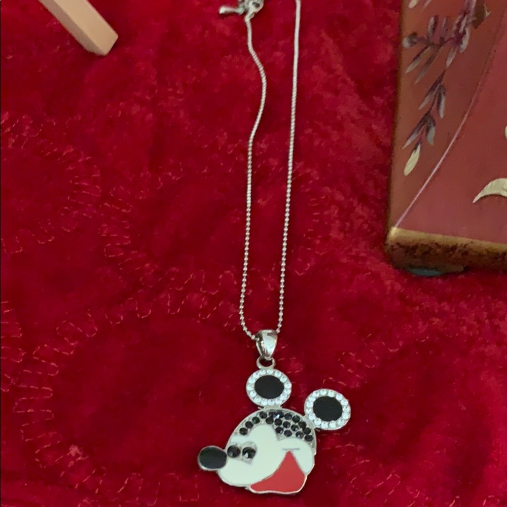Mickey Mouse necklace with adjustable chain